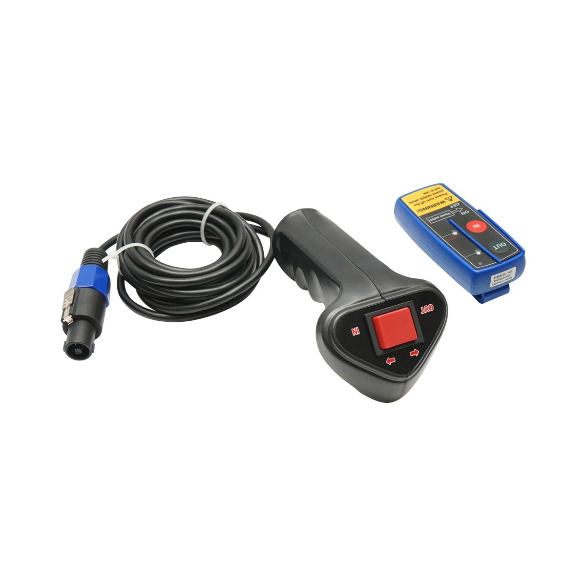Troliu electric cu telecomanda 12V, 6.5cp, 6.1T (13500lbs) cablu otel 9x24m solenoid 400A Breckner Germany